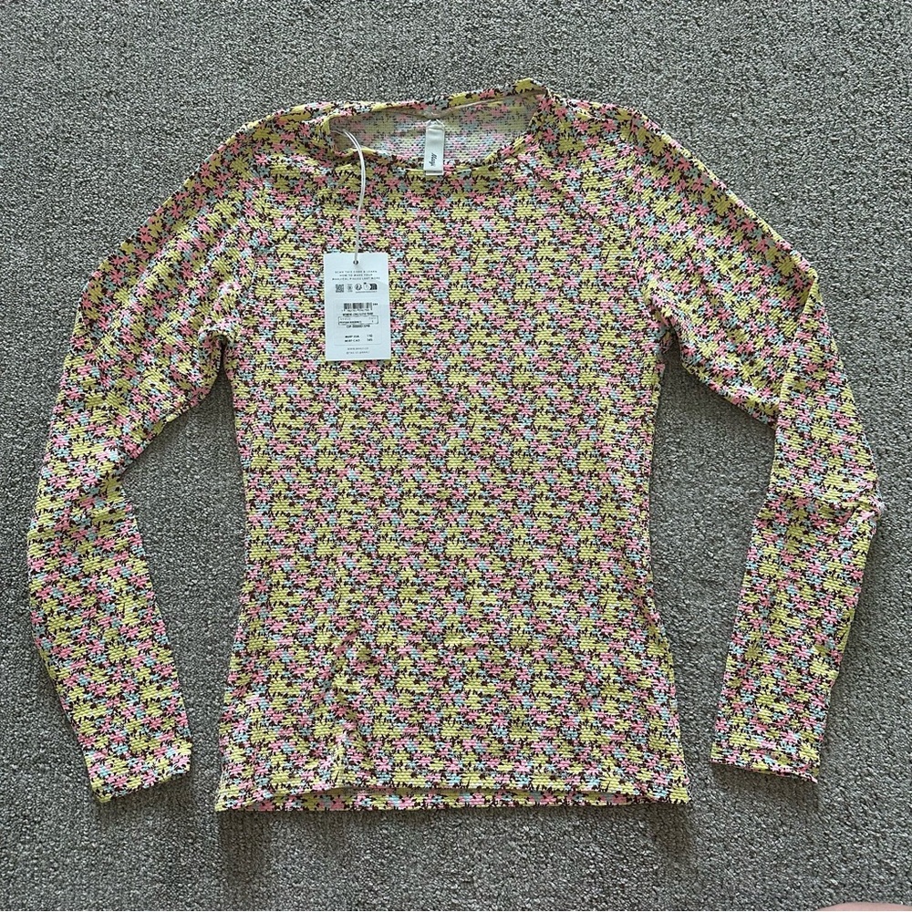 Maaji Long Sleeve‎ Rashguard Floral Print Size Large
